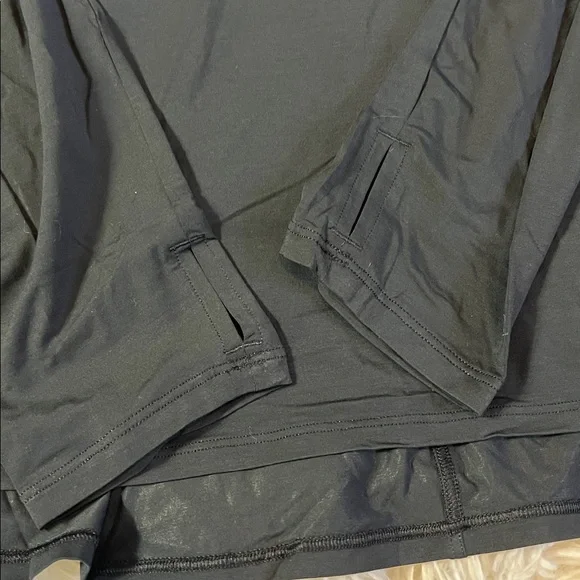 Lululemon Modal Relaxed Fit Lounge Ling Sleeve Shirt Black Size 12 NWT - Picture 7 of 10